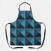 Tablier Pyramides bleu foncé (Recto)