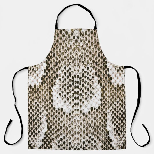 Tablier Python Skin : Design Motif animal (Recto)