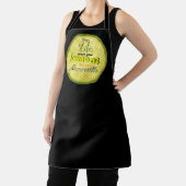 Tablier Quand la vie vous donne citrons typographie cool (Insitu)