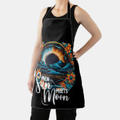 Tablier Quand le soleil rencontre la lune, total Éclipse s (Insitu)