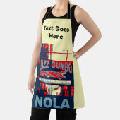 Tablier Quartiers de la Nouvelle-Orléans, ajouter du texte (Insitu)