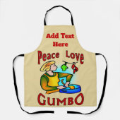 Tablier Quartiers de la Nouvelle-Orléans, ajouter du texte (Recto)