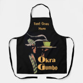 Tablier Quartiers de la Nouvelle-Orléans, ajouter du texte (Recto)