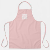 Tablier Quartz rose - ajouter le logo (Recto)