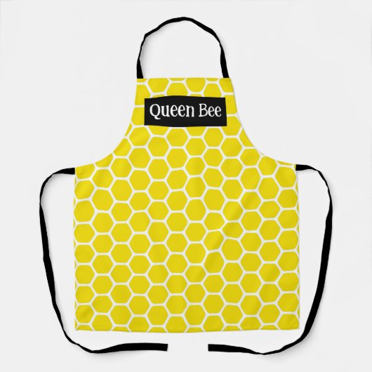 Tablier Queen Bee jaune (Recto)