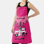 Tablier Queen of the Camper - Funny Camping RV Apron (Insitu)