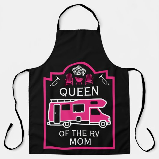 Tablier Queen Of The Camper RV (Recto)