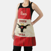 Tablier Queen of the Grill - Longhorn Cow Apron (Insitu)