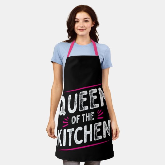 Tablier Queen of the Kitchen Apron (Porté)