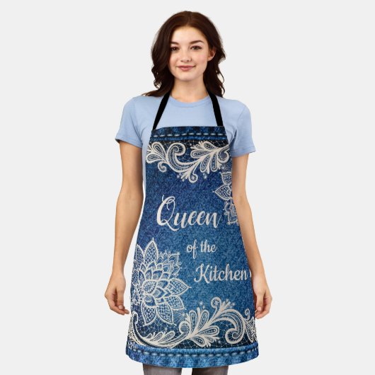 Tablier Queen of the Kitchen Apron (Porté)