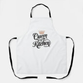 Tablier Queen of the Kitchen - Design élégant (Recto)