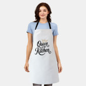 Tablier Queen of the Kitchen - Design élégant (Porté)