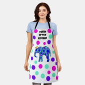 Tablier Queen of the Kitchen Elephant Apron (Porté)