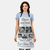 Tablier Queen of the Kitchen Nana Photo Collage Apron (Porté)