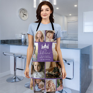 Tablier Queen of the Kitchen Photo Collage Apron