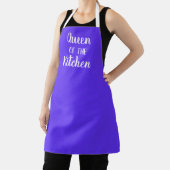 Tablier Queen of the Kitchen Royal Purple Apron (Insitu)