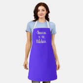 Tablier Queen of the Kitchen Royal Purple Apron (Porté)