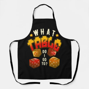Tablier Quelle Table Puis-Je Aller À Funny Bunco Jeu Nuit