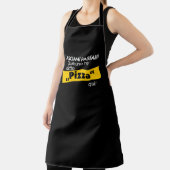 Tablier Quelqu'un a dit de la pizza ! Slogan alimentaire i (Insitu)