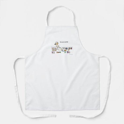 Tablier Quelqu'un a-t-il dit de la nourriture Apron (Recto)