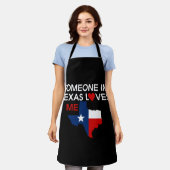 Tablier Quelqu'un au Texas m'aime Precious God Bless (Porté)