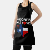 Tablier Quelqu'un au Texas m'aime Precious God Bless (Insitu)