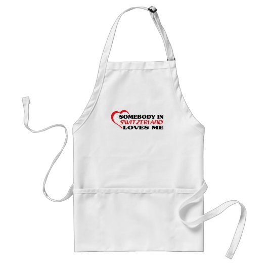 Tablier Quelqu'un en Suisse m'aime (Devant)