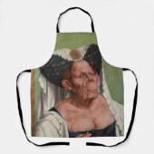 Tablier Quentin Matsys - Une Vieille Femme Grotesque (Recto)
