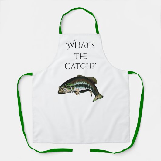 Tablier "Qu'est-ce que c'est que le Catch ?" (Recto)