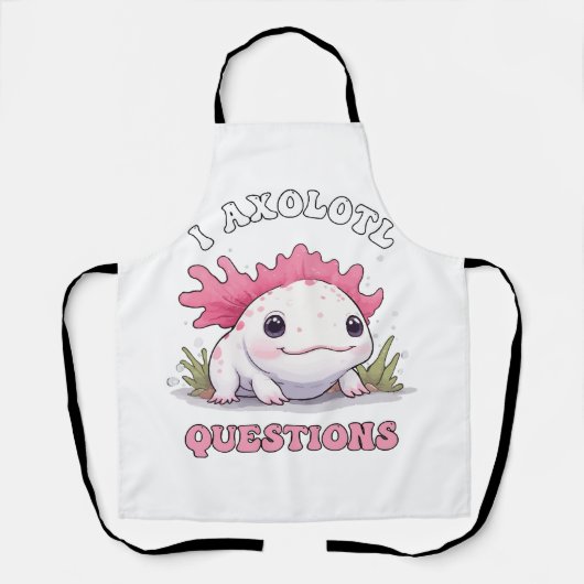 Tablier questions sur l'axolotl (Recto)