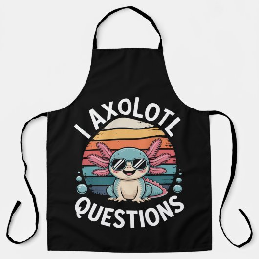 Tablier Questions sur l'Axolotl (Recto)
