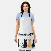 Tablier Queues de chat (Porté)