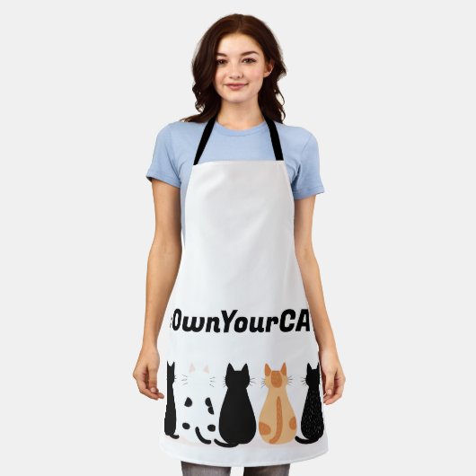 Tablier Queues de chat (Porté)