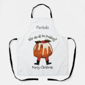 TABLIER QUI A MANGÉ TOUS LES FÊTES DE PUDDING (Recto)