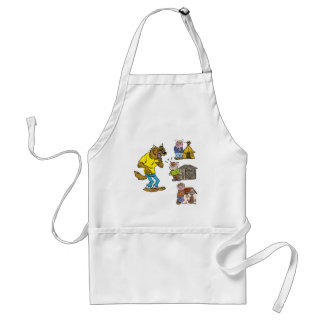 Tablier Qui craint le loup de taureau ? Cuisine