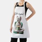 Tablier Qui Que Ce Soit ? Westie Coffeeshop Apron, (Insitu)