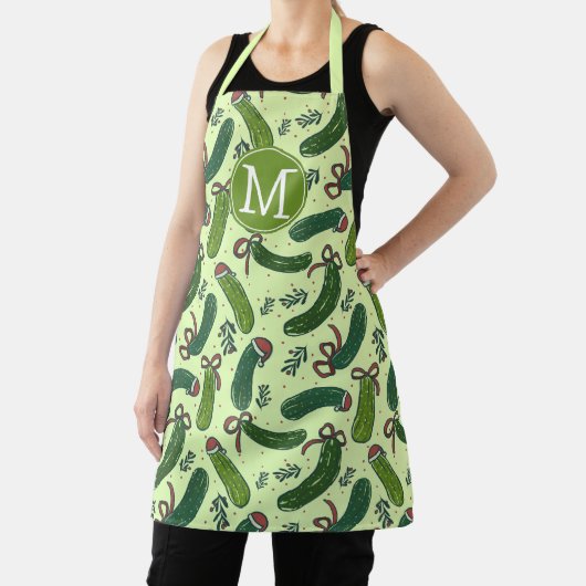Tablier Quirky Festive Pickles de Noël Motif (Insitu)