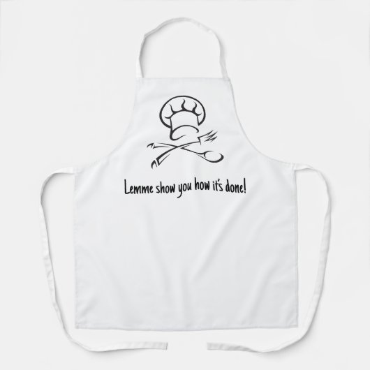 Tablier Quirky Unisex Chef Apron (Recto)