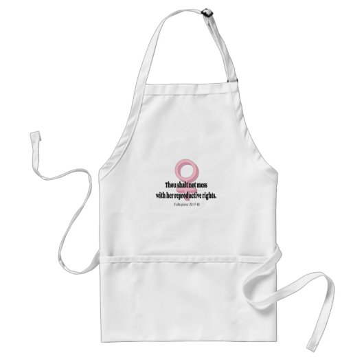 Tablier Quota des droits de Funny Womens (Devant)