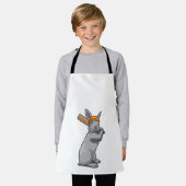 Tablier Rabbit au cricket avec chauve-souris de cricket (Porté)