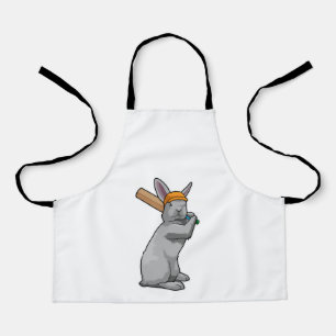 Tablier Rabbit au cricket avec chauve-souris de cricket