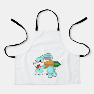 Tablier Rabbit avec carotte comme fusée