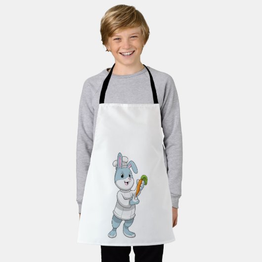 Tablier Rabbit comme cuire à la carotte (Porté)