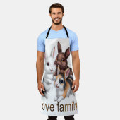 Tablier Rabbit family  (Porté)