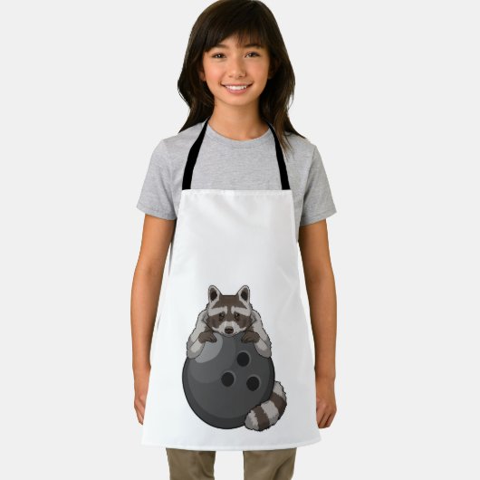 Tablier Raccoon à Bowling avec Bowling (Insitu)
