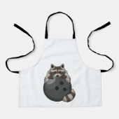 Tablier Raccoon à Bowling avec Bowling (Recto)