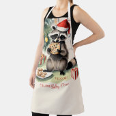 Tablier Raccoon Christmas Cookie Baking Crew (Insitu)