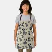 Tablier Raccoon Motif de la faune (Insitu)