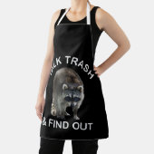 Tablier Raccoon Ridicule & Raccoon Vêtements Talk Trash an (Insitu)