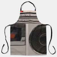 Radiocassette radio stéréo portable rétro obsolète